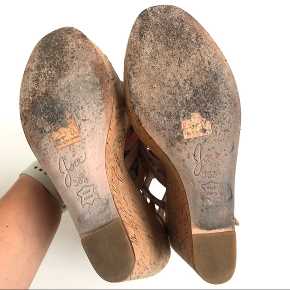 Joie Tan Larissa Wedge Lace-Up Gladiator Sandal - Picture 8 of 10